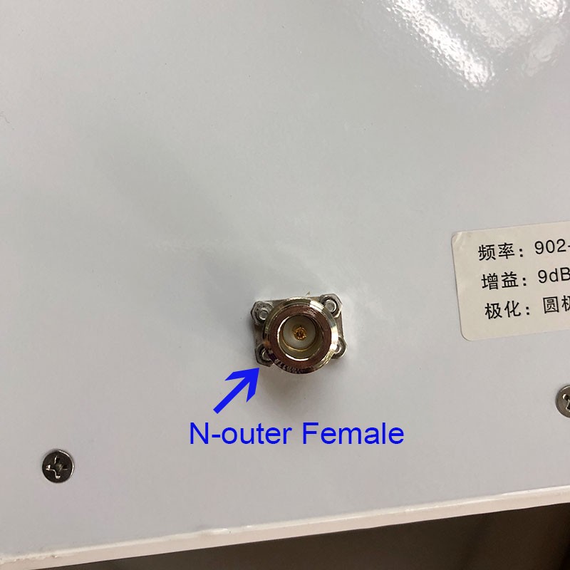 Antena circular UHF de 9dBi