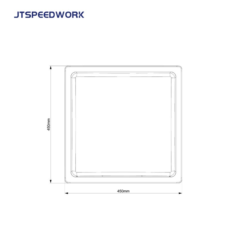 Antena UHF RFID de longo alcance JT-T0450 12dBi 865-868/902-928MHz