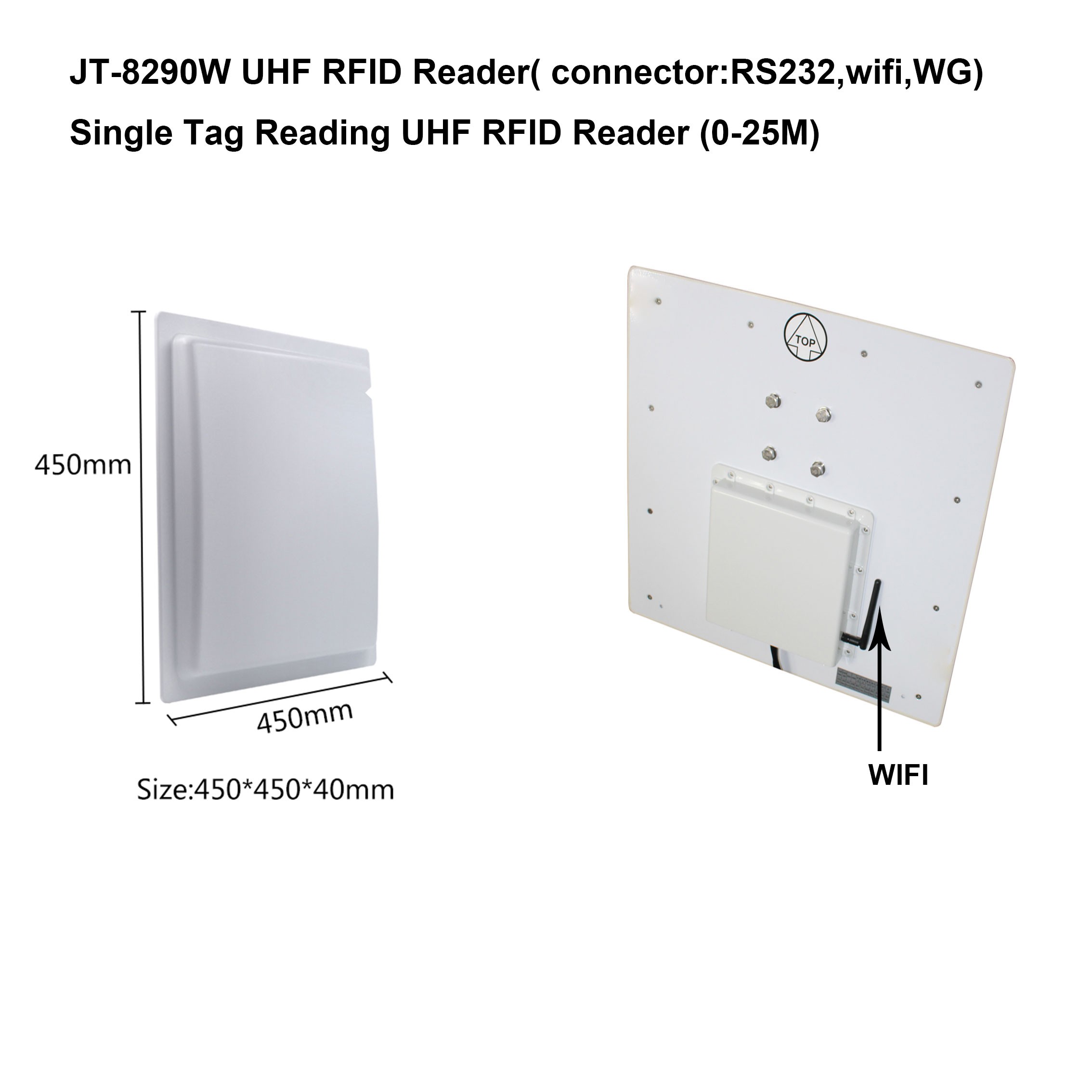 Leitor Wi-Fi de longo alcance 20M JT-8290W