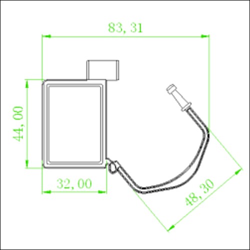 Etiqueta de trava de segurança UHF RFID 6C