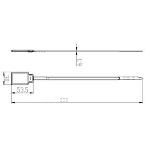 Etiqueta RFID rastreável para cabos 6C