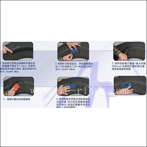 Etiqueta RFID UHF para reparo de pneus