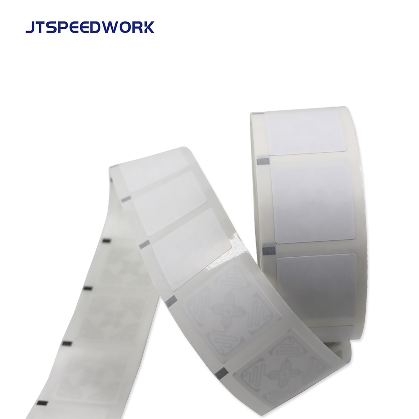 JT-IH47 50*50mm UHF RFID 860-960MHz UCODE 9 etiqueta adesiva