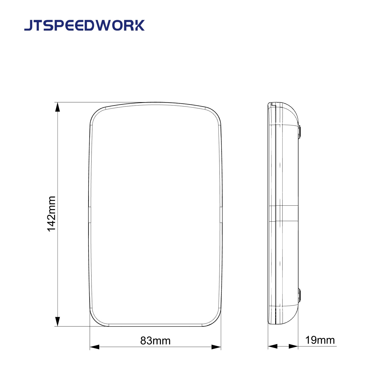 Leitor/Gravador de Mesa UHF RFID JT-6210 0-80cm USB ISO18000-6C