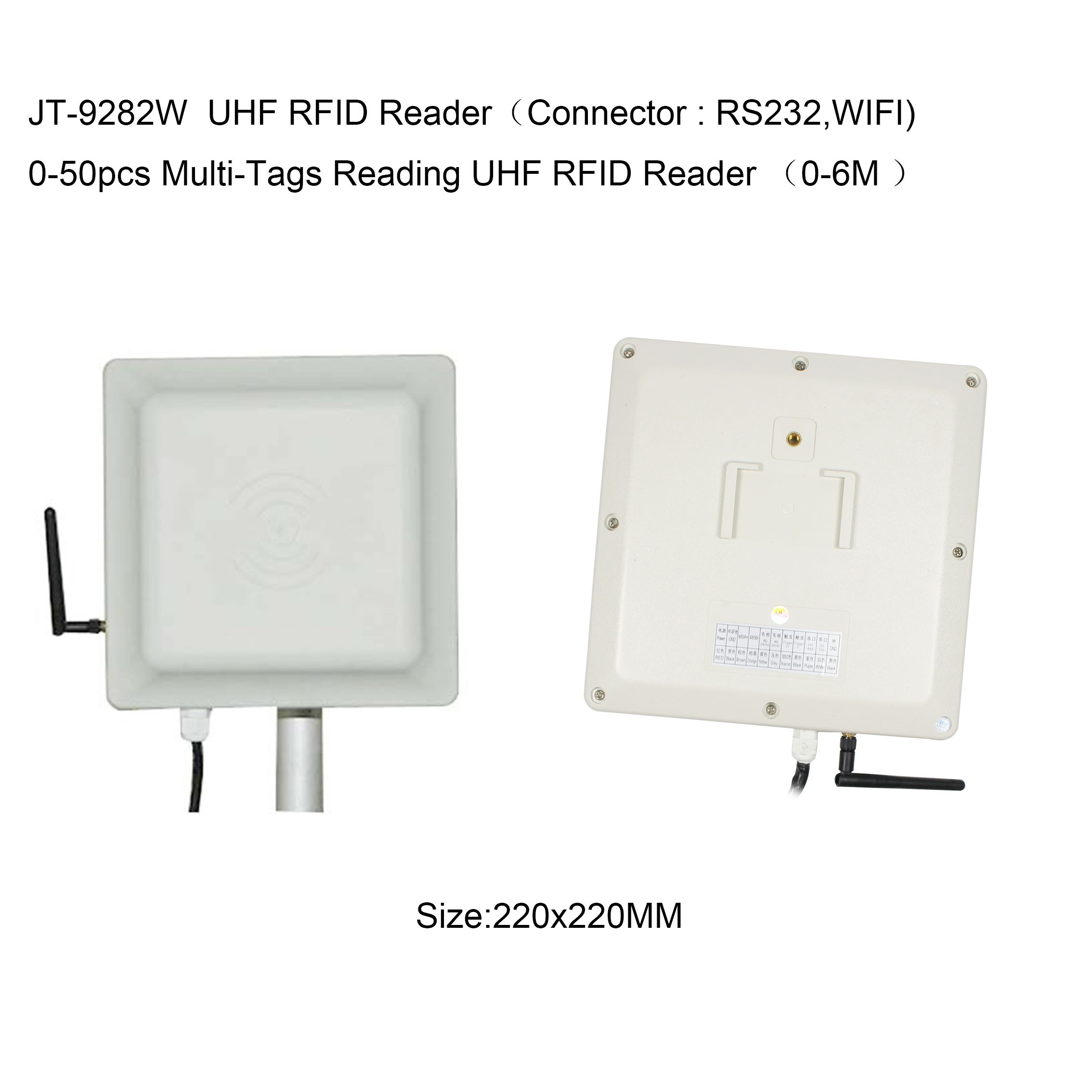 Leitor RFID UHF de médio alcance R2000 Impinj WIFI 902-928M