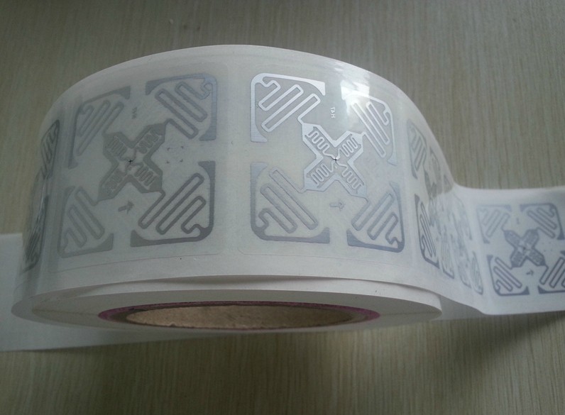 Etiquetas RFID UHF de papel Monza 4E de 860-960 MHz para impressora térmica