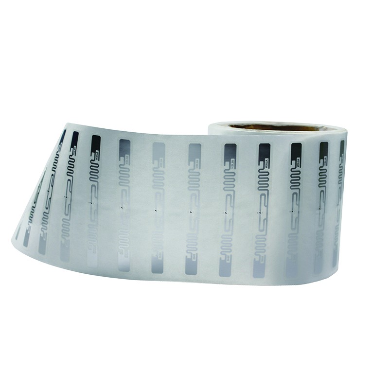 Etiqueta RFID UHF para livros de biblioteca, 860-960 MHz, 98 x 12 mm