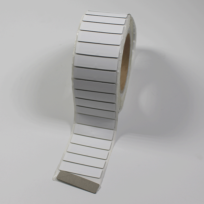 Etiqueta RFID UHF anti-metal flexível e imprimível ISO18000 6C 52x18mm