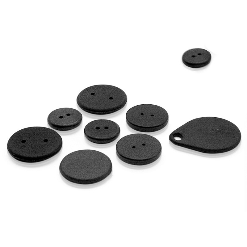 Etiqueta RFID JT-3030 UHF de 30 mm em ABS PPS para gestão de lavanderias