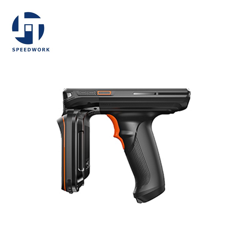 Leitor de terminal portátil RFID inteligente UHF para Android 9.0