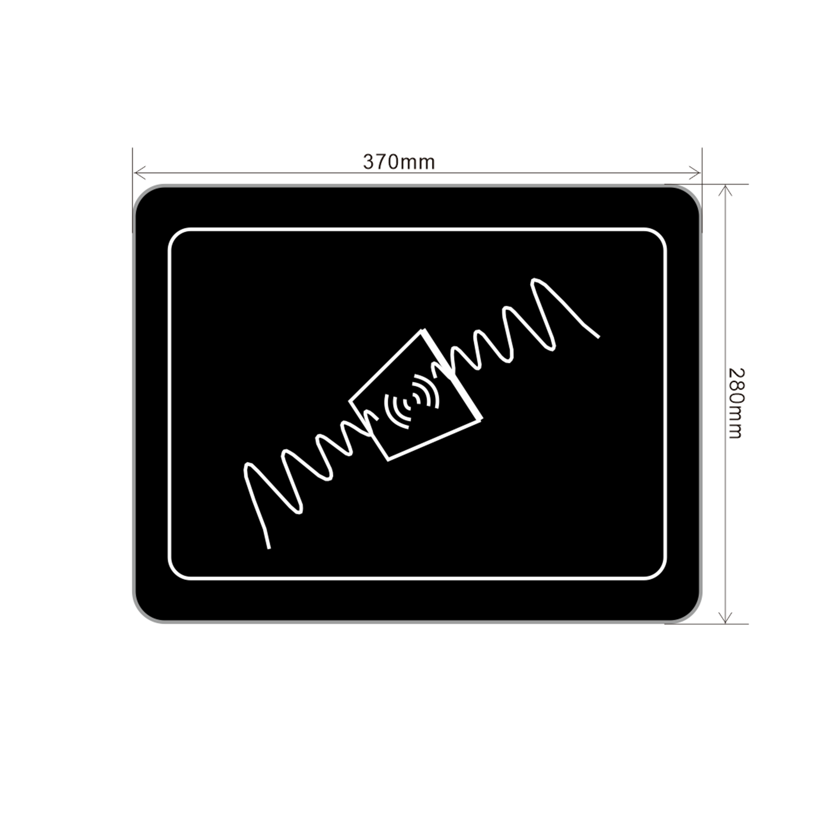 Leitor de mesa RFID/NFC ISO15693 para bibliotecas