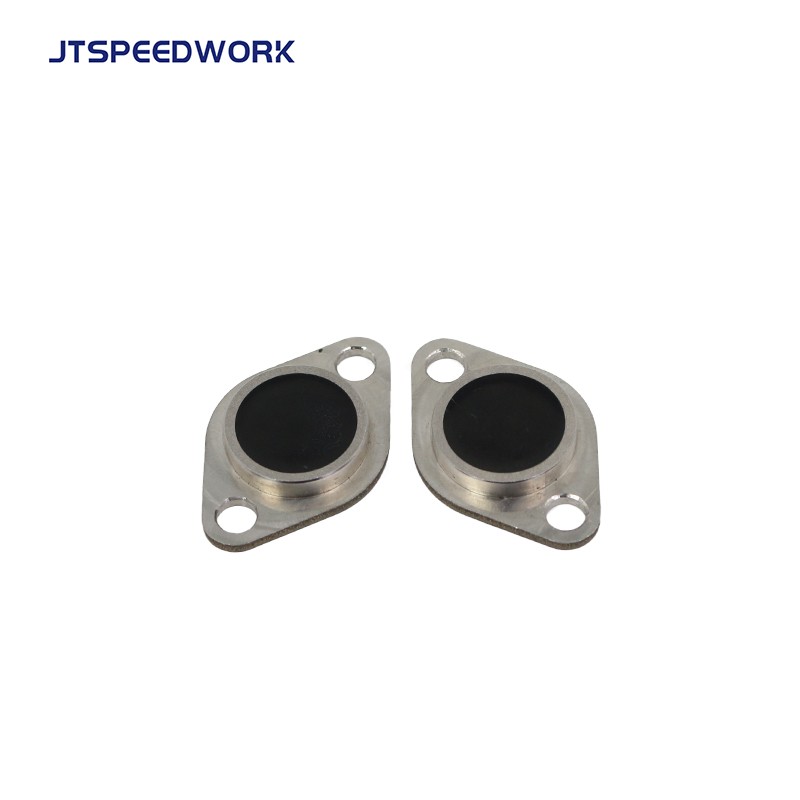 JT-K4026 Etiqueta RFID UHF para metal, resistente a impactos violentos, em aço inoxidável.