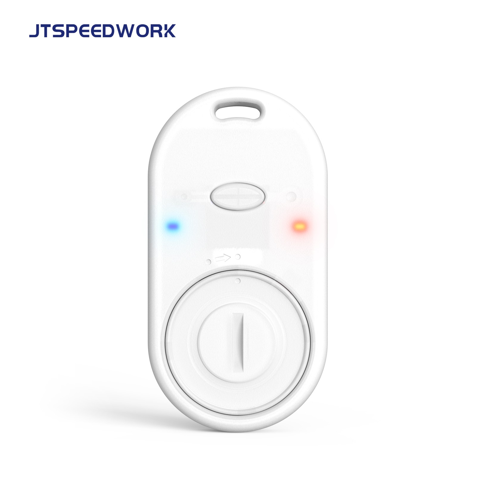 Etiqueta RFID ativa JT-T2483 de 2,4 GHz com tecnologia acústico-óptica, luz e som.