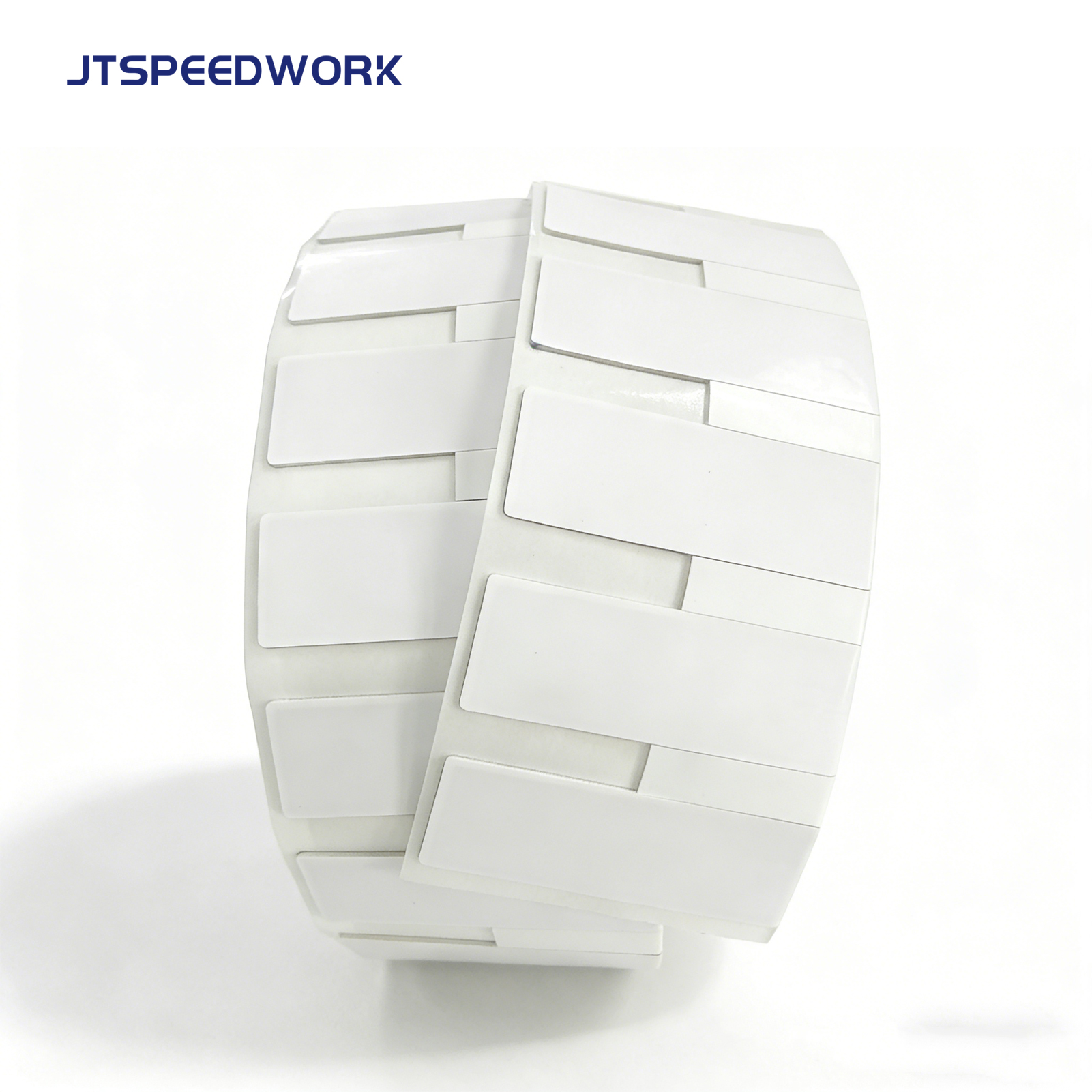 Etiqueta RFID UHF JT-K7025 70*25*1,26mm 860-960MHz inviolável em superfície metálica com chip Impinj Monza R6-P