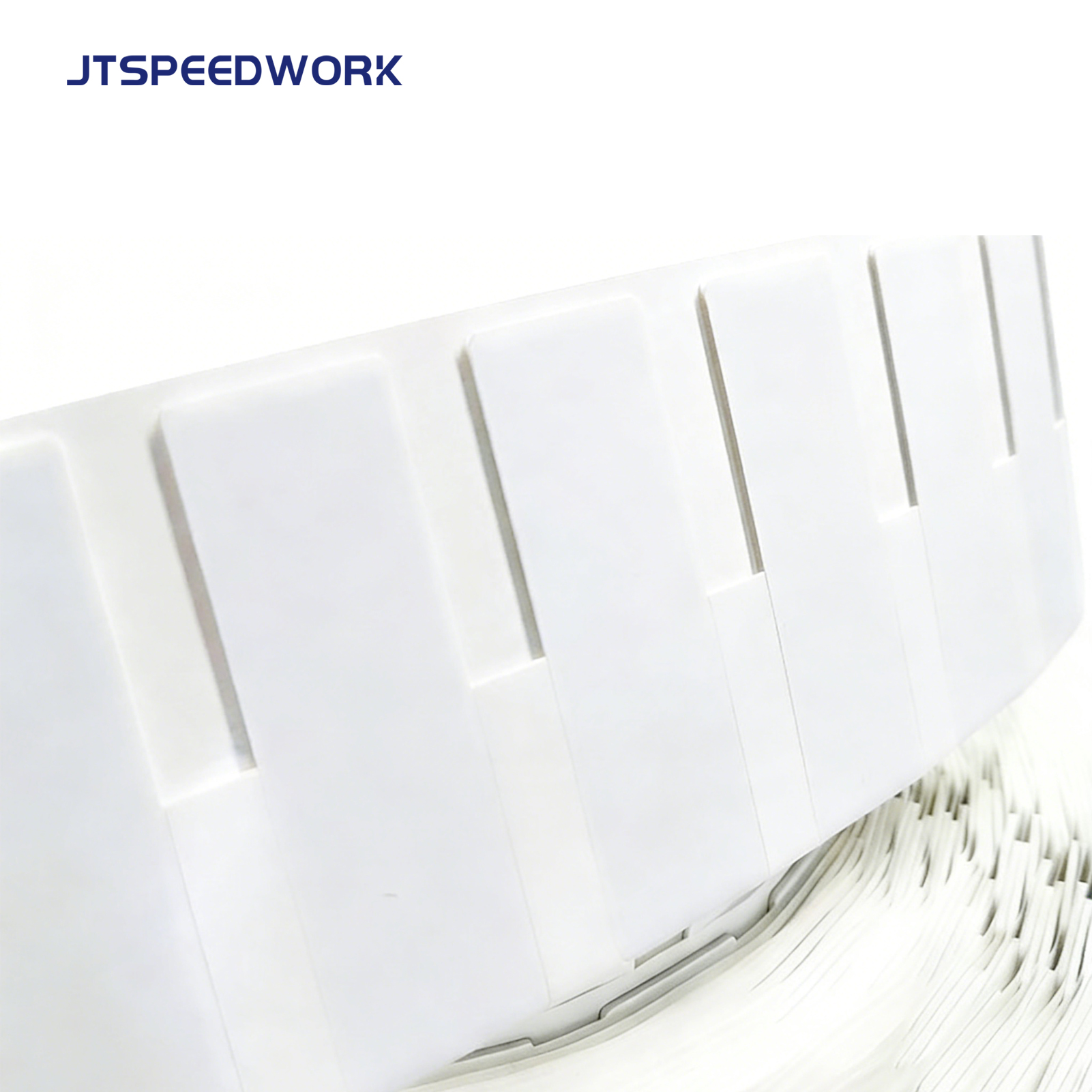 Etiqueta RFID UHF JT-K7025 70*25*1,26mm 860-960MHz inviolável em superfície metálica com chip Impinj Monza R6-P