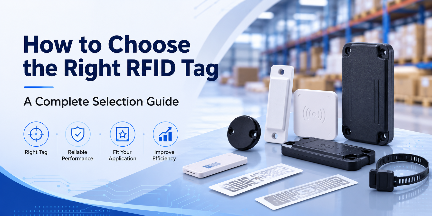 Como escolher a etiqueta RFID certa: um guia completo de seleção.