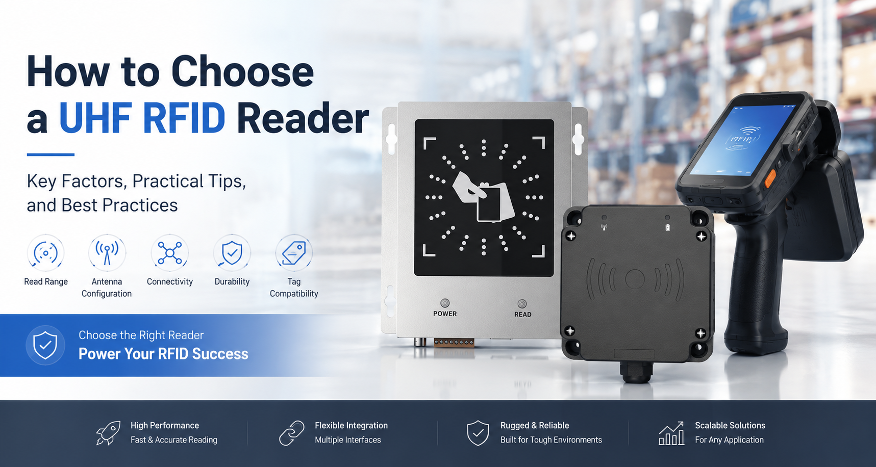 Como escolher um leitor RFID UHF?