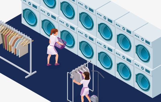 A tecnologia RIFD está revolucionando o setor de lavanderia hoteleira