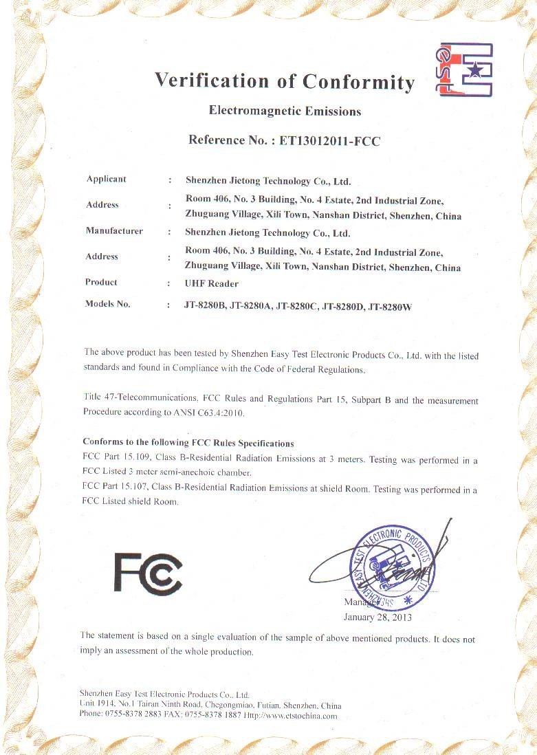 certificação fcc